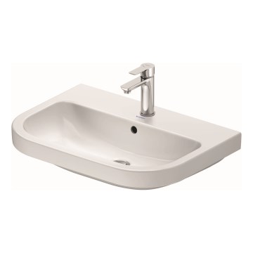 Duravit 23986500002 - Vægmonteret håndvask D-CODE 65x46 cm keramisk/højglans hvid