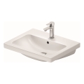 Duravit 23996000002 - Væghængt håndvask D-CODE 60 x 48 cm, keramisk, højglans hvid