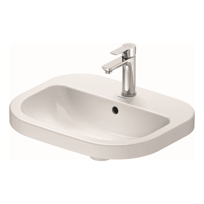 Duravit 24025500002 - Væghængt håndvask D-CODE 55x44 cm keramik/blank hvid