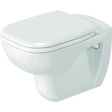 Duravit 25350900002 - Væghængt toilet D-CODE, keramik/blank hvid