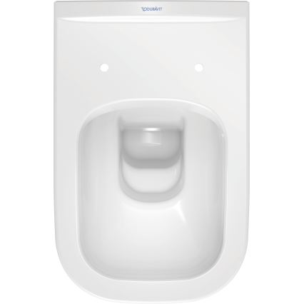 Duravit 25700920002 - Vægophængt Rimless-toilet D-CODE keramik/højglans hvid