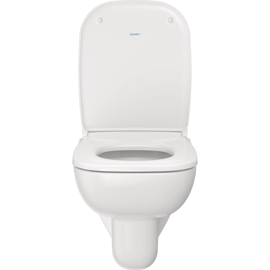 Duravit 25700920002 - Vægophængt Rimless-toilet D-CODE keramik/højglans hvid