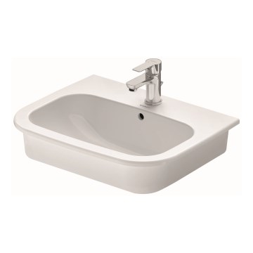 Duravit 337540000 - Indfældet håndvask D-CODE 54,5x43,5 cm keramik/højglans hvid