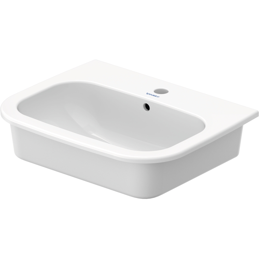 Duravit 337540000 - Indfældet håndvask D-CODE 54,5x43,5 cm keramik/højglans hvid