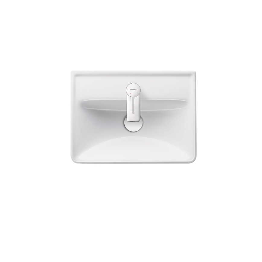 Duravit 339550000 - Indfældet håndvask D-CODE 55x44 cm keramik/højglans hvid