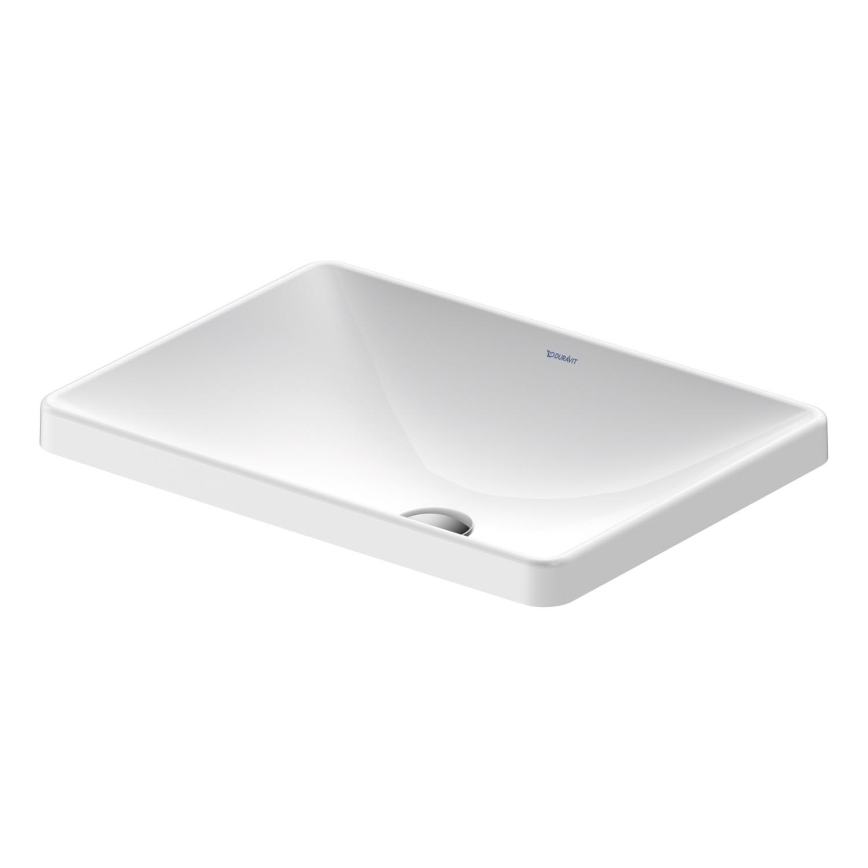 Duravit 358600079 - Nedsænket håndvask D-NEO 60 x 44 cm, keramik/blank hvid
