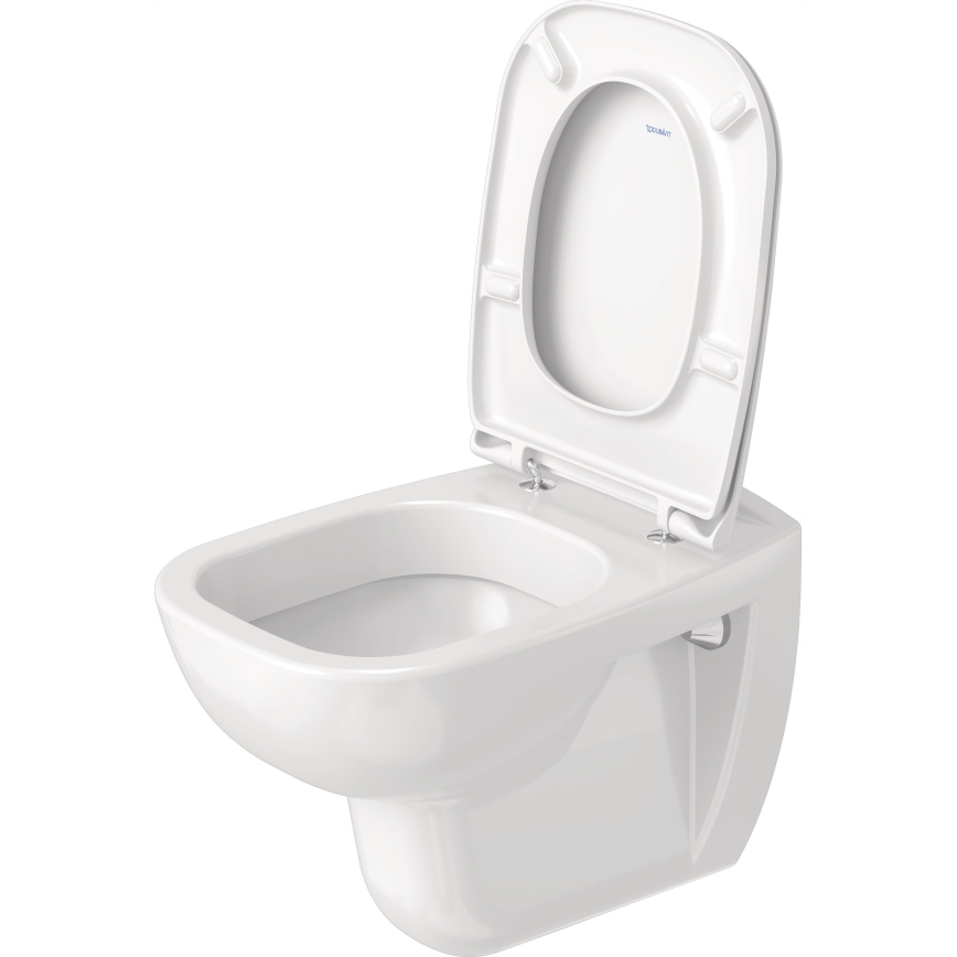 Duravit 45350900A1 - Væghængt WC med SoftClose-toiletsæde D-CODE keramik/blank hvid