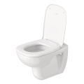 Duravit 45350900A1 - Væghængt WC med SoftClose-toiletsæde D-CODE keramik/blank hvid