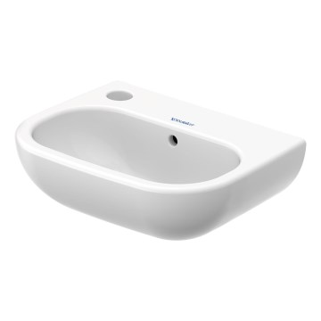 Duravit 7053600092 - Væghængt håndvask D-CODE 36x27 cm keramik/højglans hvid
