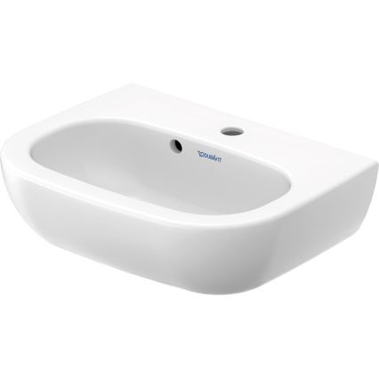 Duravit 7054500002 - Væghængt håndvask D-CODE 45x34 cm, keramik, højglans hvid