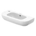 Duravit 7065000092 - Væghængt håndvask D-CODE 50x22 cm, keramik/højglans hvid