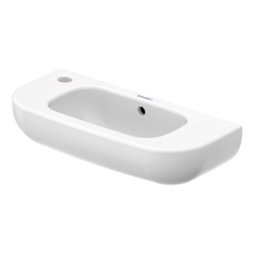 Duravit 7065000092 - Væghængt håndvask D-CODE 50x22 cm, keramik/højglans hvid