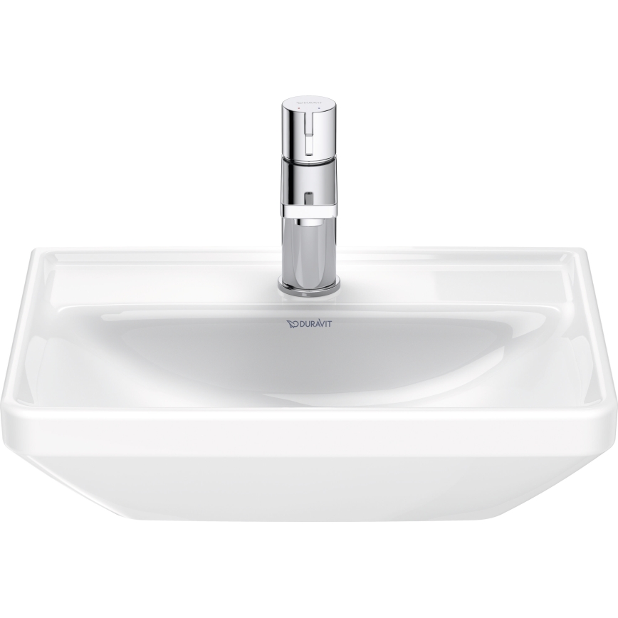 Duravit 738450041 - Væghængt håndvask D-NEO 45 x 33,5 cm keramik/højglans hvid