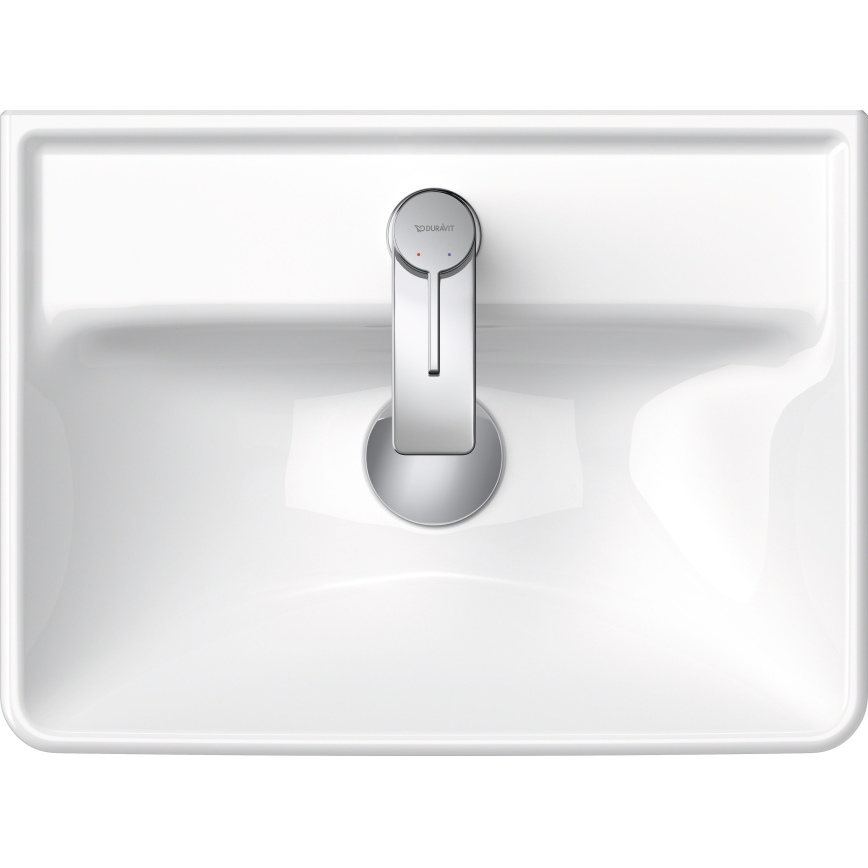 Duravit 738450041 - Væghængt håndvask D-NEO 45 x 33,5 cm keramik/højglans hvid