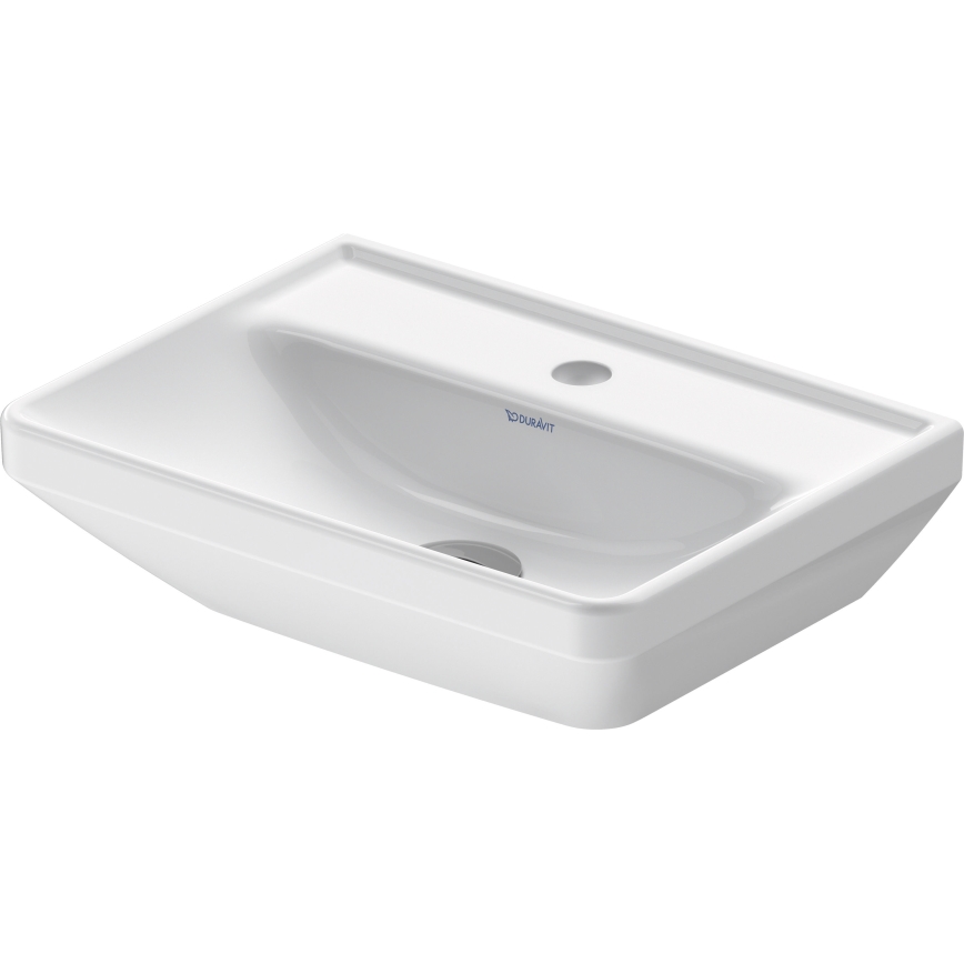 Duravit 738450041 - Væghængt håndvask D-NEO 45 x 33,5 cm keramik/højglans hvid