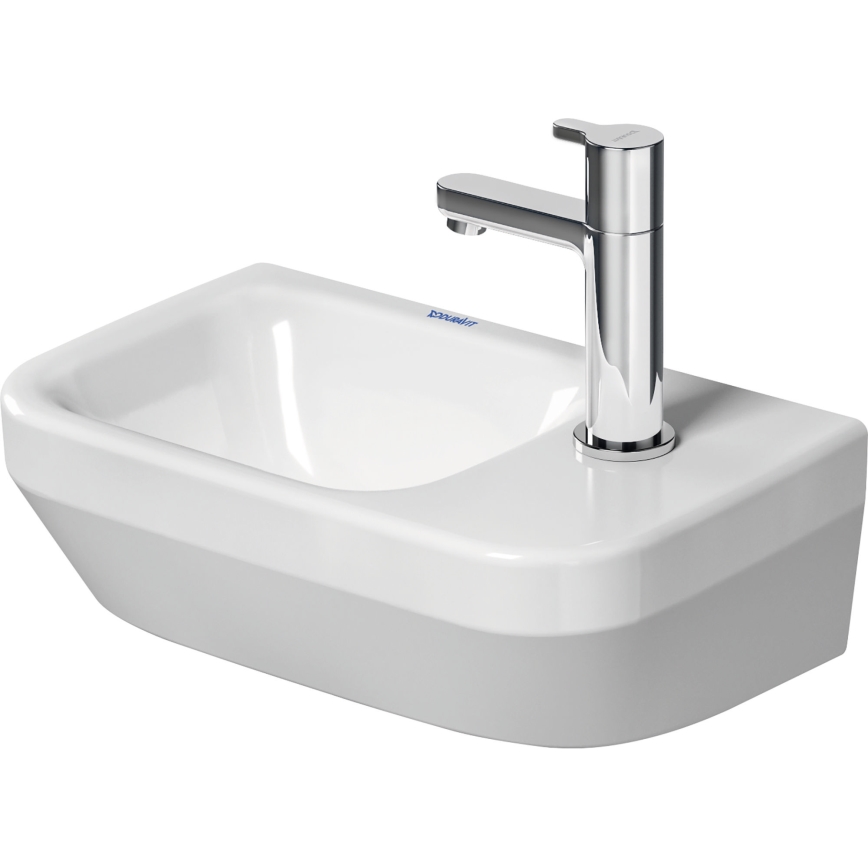 Duravit 7453600412 - Væghængt håndvask D-NEO 36x22 cm keramik/højglans hvid