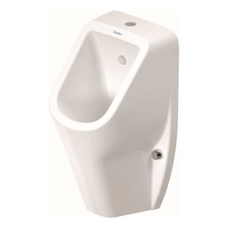 Duravit 828300000 - Urinal Rimless D-CODE med topindløb, bagudafløb, keramik/højglans hvid