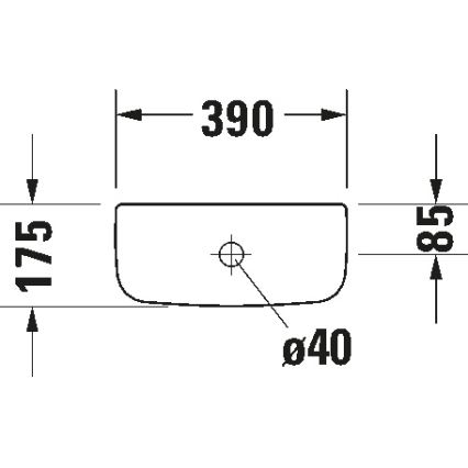Duravit 927000004 - Spolingscisterne til WC D-CODE 6/3l keramik/hvid