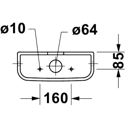 Duravit 9530000852 - Cisterne til toilet D-CODE 4,5/3 l keramik/hvid