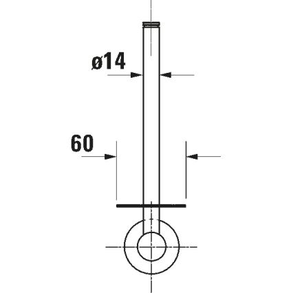 Duravit 99154600 - Toiletpapirholder D-CODE mat sort