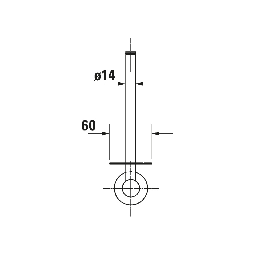 Duravit 99154600 - Toiletpapirholder D-CODE mat sort