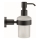 Duravit 99164600 - Væghængt sæbedispenser D-CODE 390 ml, frostet glas/mat sort