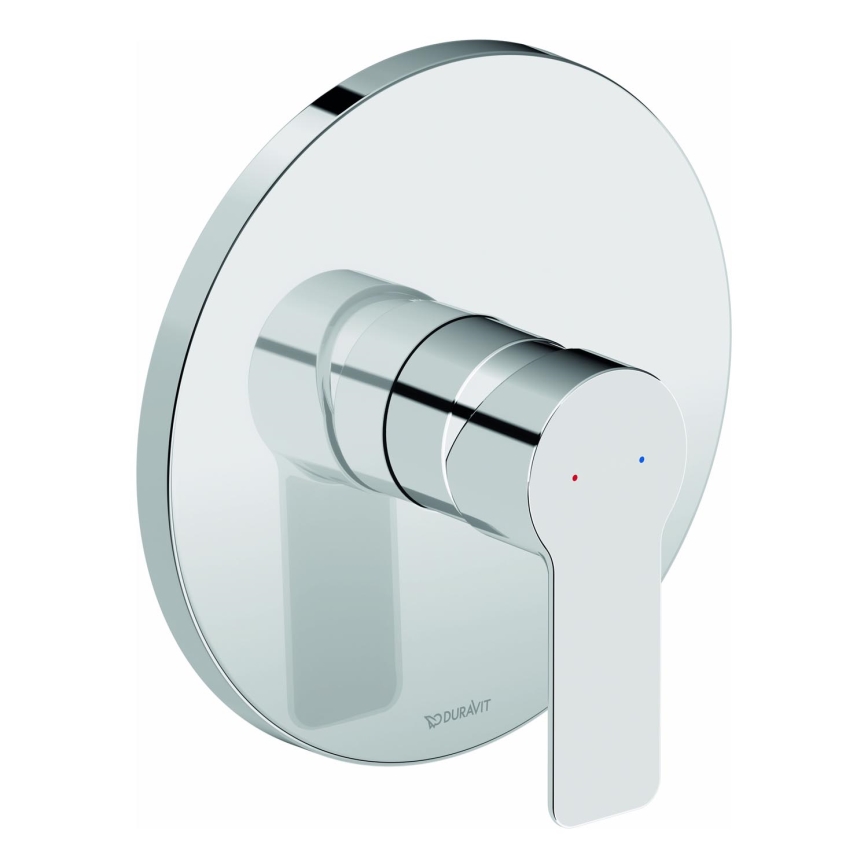 Duravit DC4210010010 - Brusebatteri til indbygning D-CODE blank krom