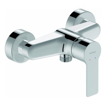 Duravit DC4230001010 - Vægmonteret bidetarmatur D-CODE i blank krom