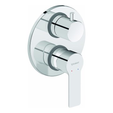 Duravit DC5210008010 - Brusebatteri til indbygning D-CODE i blank krom