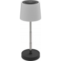 Dæmpbar, berøringsbetjent, genopladelig LED-bordlampe til udendørs brug LED/2W/5V IP44 1200 mAh grå