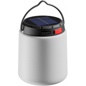Dæmpbar bærbar genopladelig solcelledrevet LED-lampe LUMINA TUBO LED/5V 800 mAh