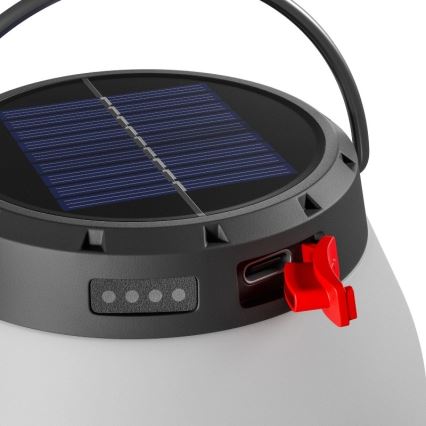 Dæmpbar bærbar solopladelig LED-lampe LUMINA ORB LED/5V 800 mAh