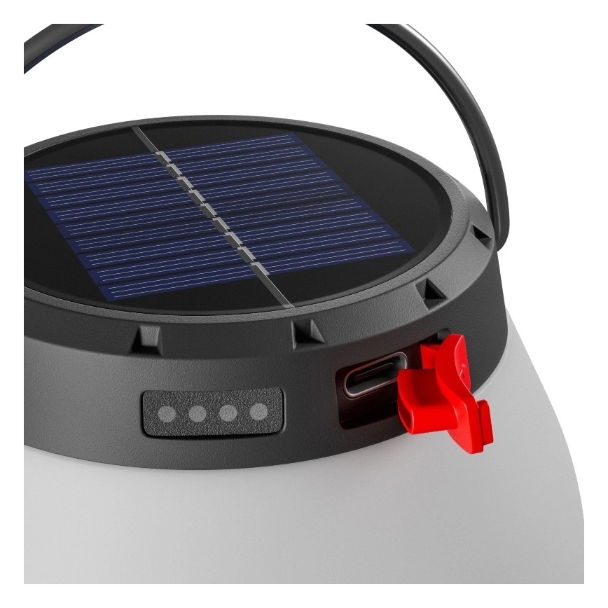 Dæmpbar bærbar solopladelig LED-lampe LUMINA ORB LED/5V 800 mAh