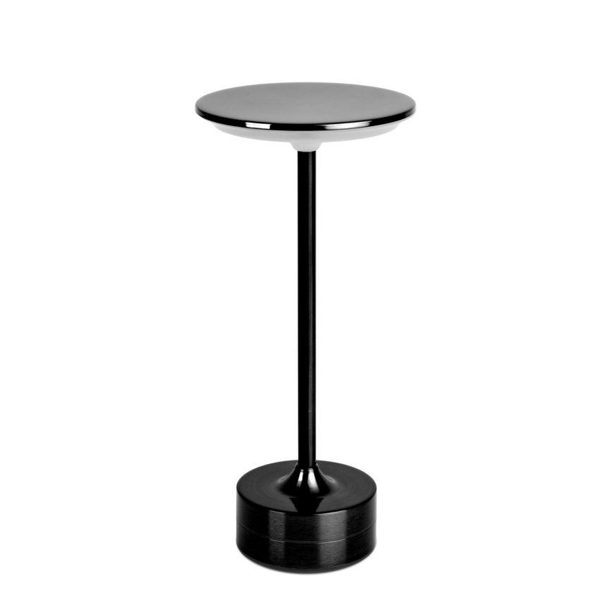 LED dæmpbar genopladelig bordlampe NEW YORK LED/1,8W/5V 2700K/4000K/6500K 1200 mAh sort