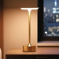Dæmpbar genopladelig LED-bordlampe NEW YORK LED/1,8W/5V 2700K/4000K/6500K 1200 mAh guld