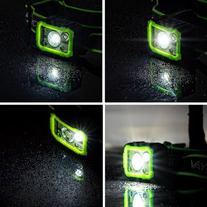 Dæmpbar genopladelig LED-pandelampe med sensor LED/10W/5V IP66 750 lm 1500 mAh