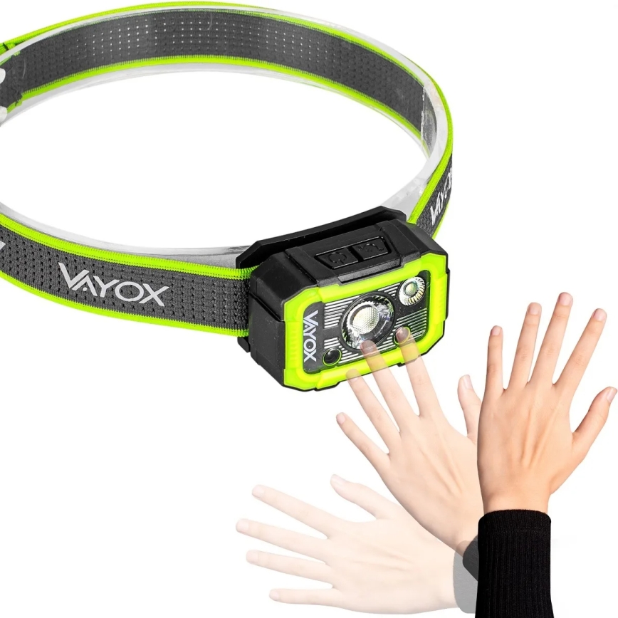 Dæmpbar genopladelig LED-pandelampe med sensor LED/10W/5V IP66 750 lm 1500 mAh