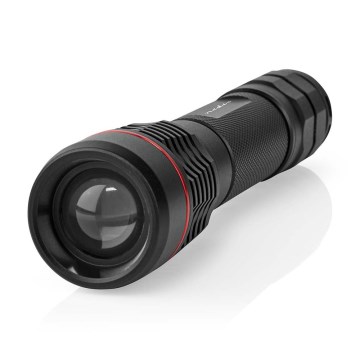 Dæmpbar genopladelig lommelygte i aluminium LED/10W/5V 2200 mAh IPX7 sort