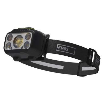 Dæmpbar genopladelig pandelampe LED/3xAAA/1000 mAh 3,7V