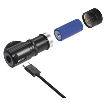 Dæmpbar genopladelig pandelampe LED/800 mAh 3,7V