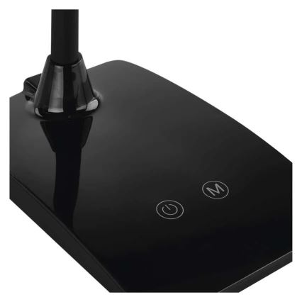 Dæmpbar LED-bordlampe EDDY LED/6W/230V 3000/4500/6800K sort