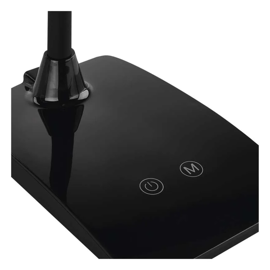 Dæmpbar LED-bordlampe EDDY LED/6W/230V 3000/4500/6800K sort