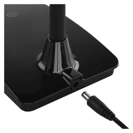 Dæmpbar LED-bordlampe EDDY LED/6W/230V 3000/4500/6800K sort