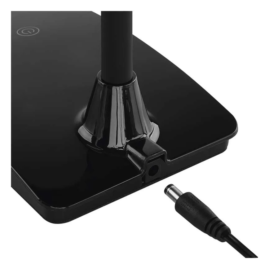 Dæmpbar LED-bordlampe EDDY LED/6W/230V 3000/4500/6800K sort