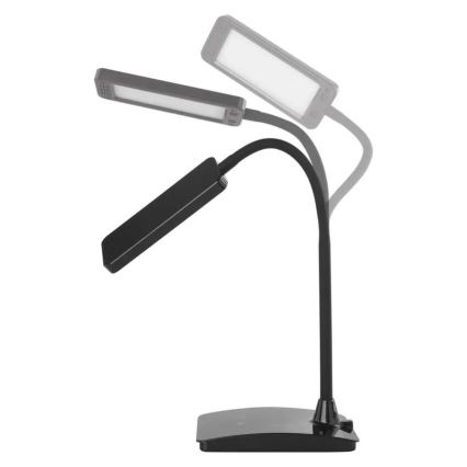 Dæmpbar LED-bordlampe EDDY LED/6W/230V 3000/4500/6800K sort