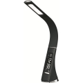 Dæmpbar LED-bordlampe med berøringskontrol og display, 7W/5V, sort