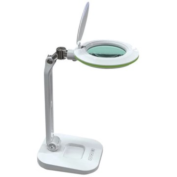Dæmpbar LED-bordlampe med forstørrelsesglas LED/7W/230V 6500K hvid