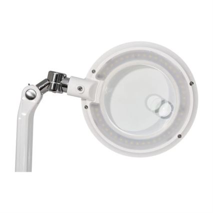 Dæmpbar LED-bordlampe med forstørrelsesglas LED/7W/230V 6500K hvid