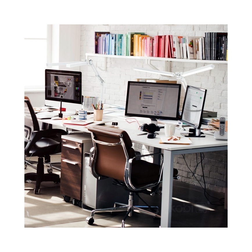 Dæmpbar LED-bordlampe TENUIX DUO LED/15W/230V 3000-6000K hvid