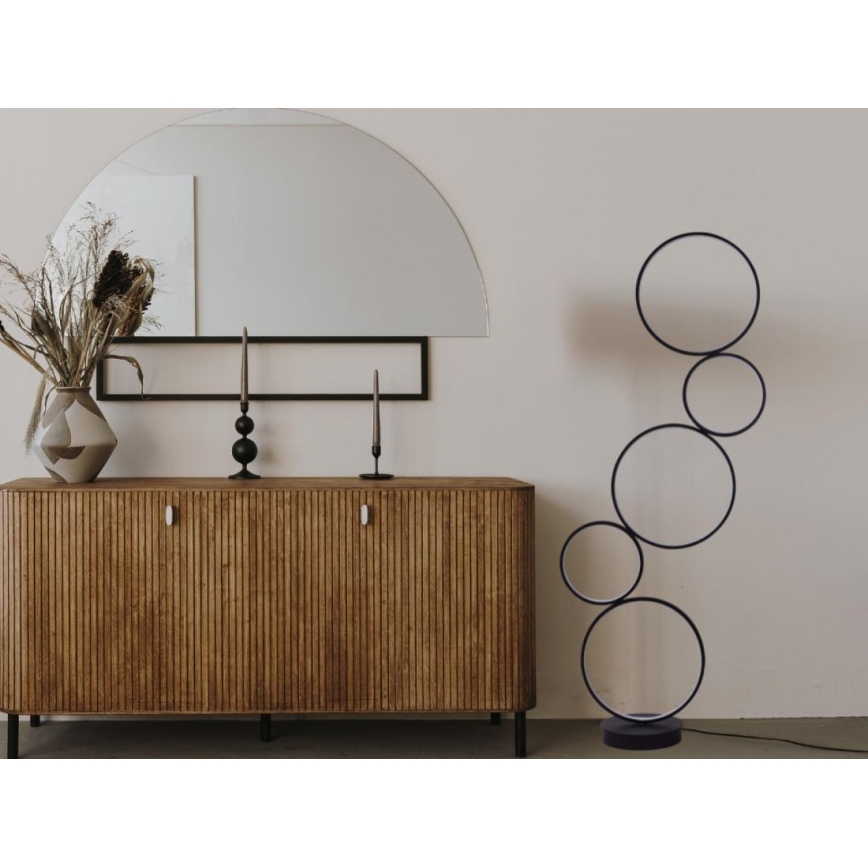 Dæmpbar LED gulvlampe LED/85W/230V 3000-6500K + fjernbetjening